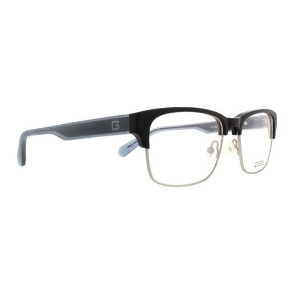 Guess GU1894 002 Designer Square Full Rim Glasses, Men's Matte Black 53-18-140 - Picture 6 of 16